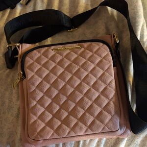 Steve Madden Blush Quilted Crossbody Bag